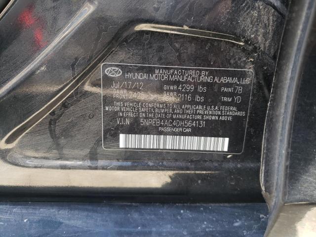 Photo 10 from auction – 2013 HYUNDAI SONATA GLS with VIN 5NPEB4AC4DH564131