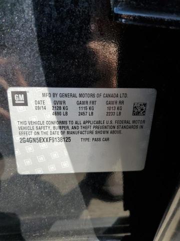 Photo 10 from auction – 2015 BUICK REGAL PREM with VIN 2G4GN5EXXF9138125
