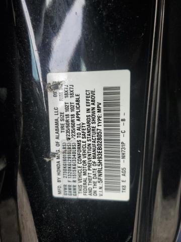 Photo 10 from auction – 2014 HONDA ODYSSEY TO with VIN 5FNRL5H93EB028057