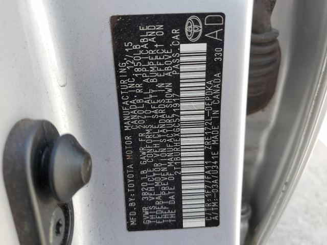 Photo 10 from auction – 2016 TOYOTA COROLLA L with VIN 2T1BURHEXGC571917