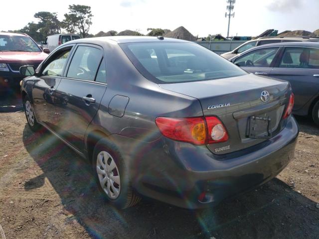 Photo 3 from auction – 2009 TOYOTA COROLLA BA with VIN 2T1BU40E39C183641