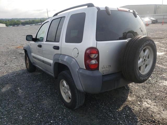 Photo 3 from auction – 2007 JEEP LIBERTY SP with VIN 1J4GL48K87W523092