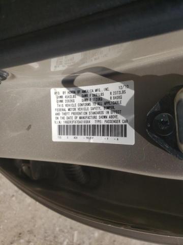 Photo 10 from auction – 2014 HONDA ACCORD EXL with VIN 1HGCR3F87EA018564