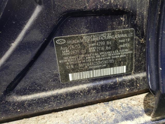 Photo 10 from auction – 2013 HYUNDAI SONATA GLS with VIN 5NPEB4AC5DH590785