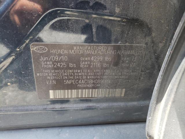 Photo 10 from auction – 2011 HYUNDAI SONATA SE with VIN 5NPEC4AC1BH089189