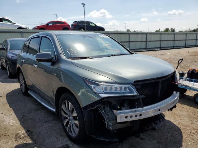 ACURA MDX TECHNO 2014 with VIN 5FRYD4H49EB035763 - Photo from auction