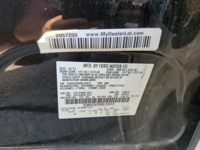 Photo 10 from auction – 2014 LINCOLN MKT with VIN 2LMHJ5AT0EBL52412
