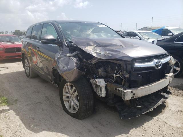 TOYOTA HIGHLANDER 2015 with VIN 5TDBKRFH1FS163251 - Photo from auction