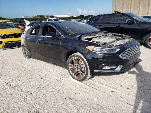FORD FUSION TIT 2017 with VIN 3FA6P0K98HR366839 - Photo from auction
