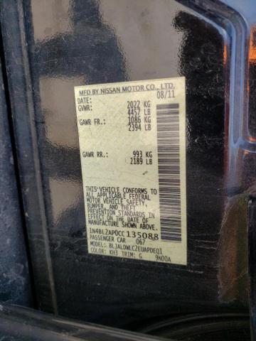 صورة رقم 10 من المزاد - 2012 NISSAN ALTIMA SR مع VIN 1N4BL2AP0CC135088