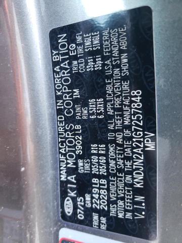 Photo 10 from auction – 2016 KIA SOUL with VIN KNDJN2A21G7257848