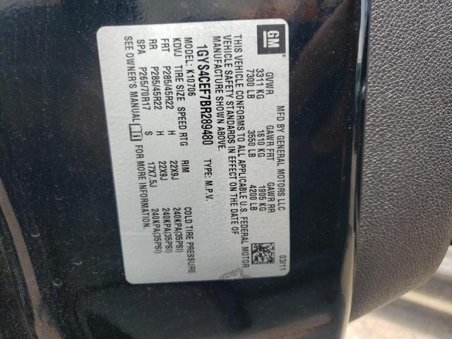 Photo 10 from auction – 2011 CADILLAC ESCALADE P with VIN 1GYS4CEF7BR289480