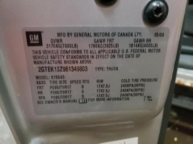 Photo 10 from auction – 2006 GMC NEW SIERRA with VIN 2GTEK13Z961349803