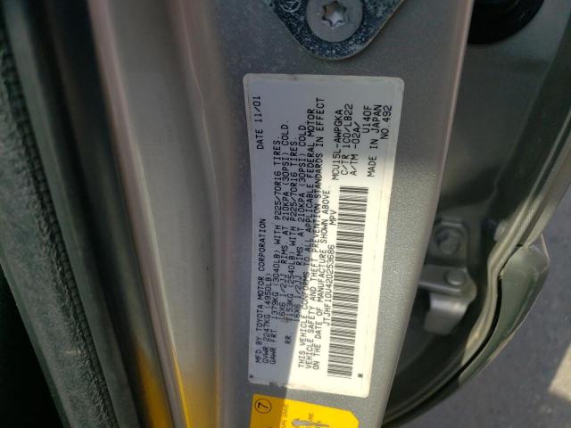 Photo 10 from auction – 2002 LEXUS RX 300 with VIN JTJHF10U420253686