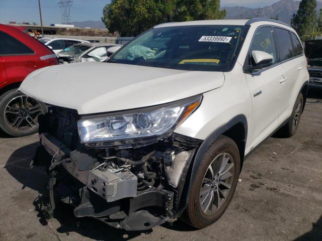 Photo 2 from auction – 2019 TOYOTA HIGHLANDER with VIN 5TDJGRFH2KS075476