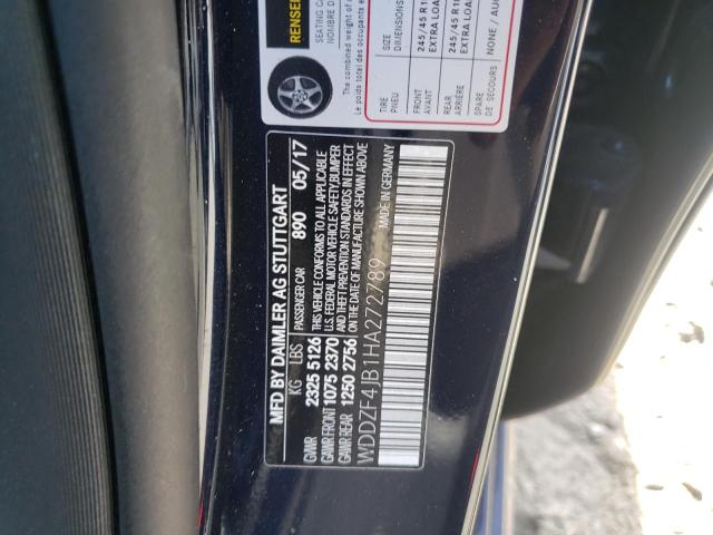 Photo 10 from auction – 2017 MERCEDES-BENZ E 300 with VIN WDDZF4JB1HA272789