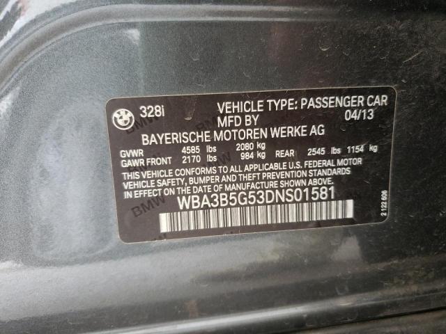 Photo 10 from auction – 2013 BMW 328 XI SUL with VIN WBA3B5G53DNS01581