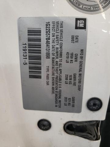 Photo 10 from auction – 2008 PONTIAC G6 BASE with VIN 1G2ZG57B484131898