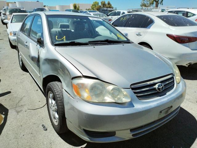 TOYOTA COROLLA CE 2003 with VIN JTDBR32E830006318 - Photo from auction