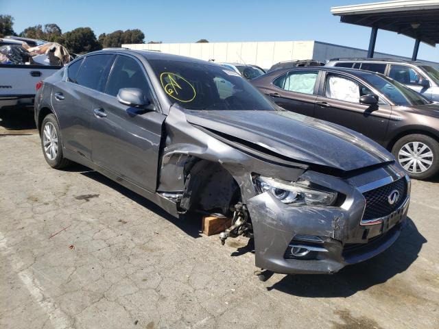 INFINITI Q50 BASE 2015 with VIN JN1BV7AR0FM413850 - Photo from auction