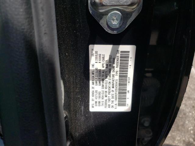 Photo 10 from auction – 2014 HONDA ACCORD SPO with VIN 1HGCR2F52EA269475