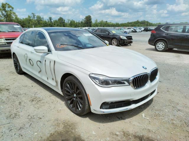 BMW 750 I 2016 with VIN WBA7F0C55GGL99216 - Photo from auction