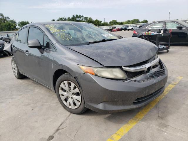 HONDA CIVIC LX 2012 with VIN 19XFB2F5XCE088683 - Photo from auction