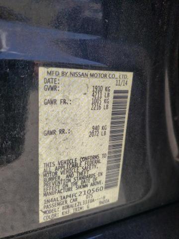 Photo 10 from auction – 2015 NISSAN ALTIMA 2.5 with VIN 1N4AL3AP4FC210560