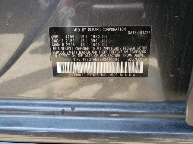 Photo 10 from auction – 2021 SUBARU IMPREZA SP with VIN 4S3GTAM63M3711190