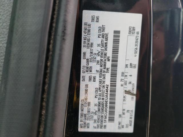 Photo 10 from auction – 2014 FORD ESCAPE SE with VIN 1FMCU0G99EUA54642