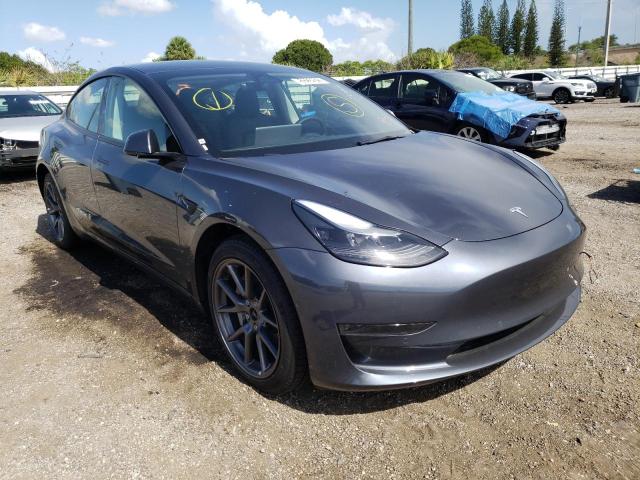 TESLA MODEL 3 2022 with VIN 5YJ3E1EA3NF188768 - Photo from auction