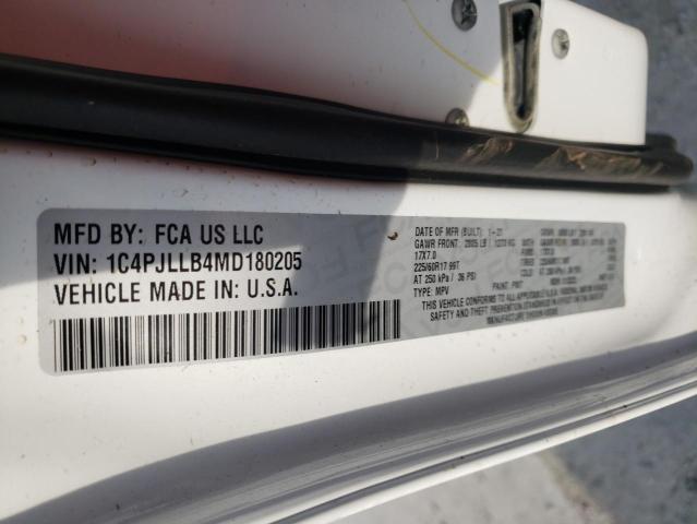 Photo 10 from auction – 2021 JEEP CHEROKEE L with VIN 1C4PJLLB4MD180205