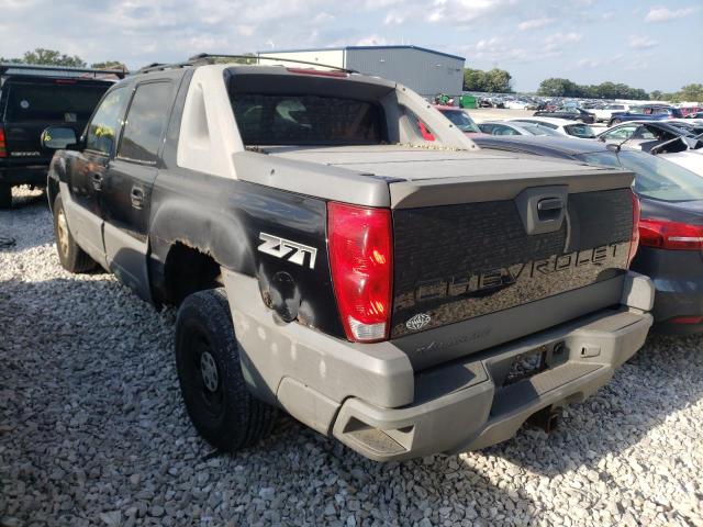 Photo 3 from auction – 2002 CHEVROLET AVALANCHE with VIN 3GNEK13T72G222147