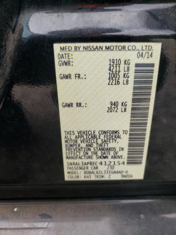 Photo 10 from auction – 2014 NISSAN ALTIMA 2.5 with VIN 1N4AL3AP8EC412154