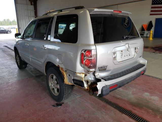 Photo 3 from auction – 2007 HONDA PILOT EXL with VIN 2HKYF18537H517863