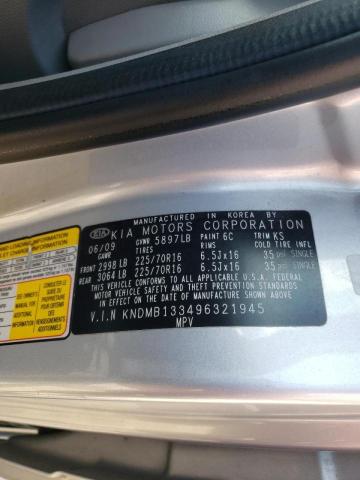 Photo 10 from auction – 2009 KIA SEDONA with VIN KNDMB133496321945