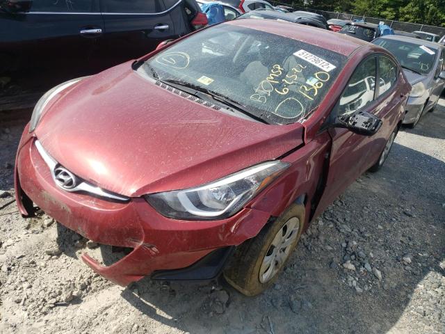 Photo 2 from auction – 2016 HYUNDAI ELANTRA SE with VIN 5NPDH4AE0GH731360