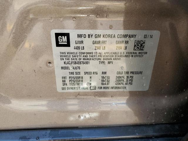Photo 10 from auction – 2014 BUICK ENCORE CON with VIN KL4CJFSB4EB704901