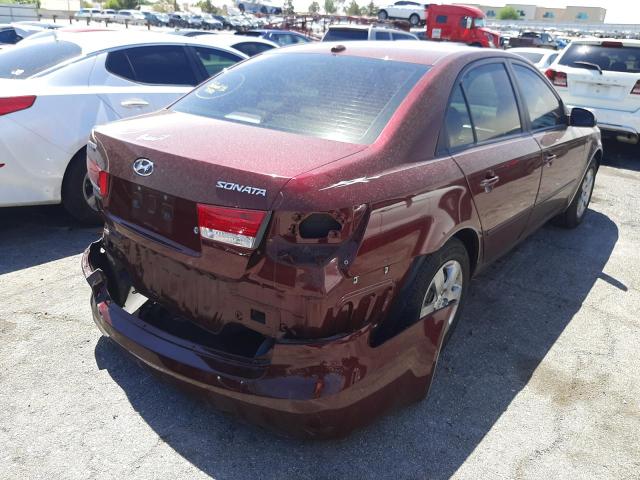 Photo 4 from auction – 2008 HYUNDAI SONATA GLS with VIN 5NPET46C18H339712