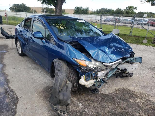 HONDA CIVIC EX 2012 with VIN 2HGFB2F81CH544313 - Photo from auction