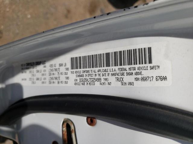 Photo 10 from auction – 2012 DODGE RAM 2500 S with VIN 3C6UD5HL7CG254989