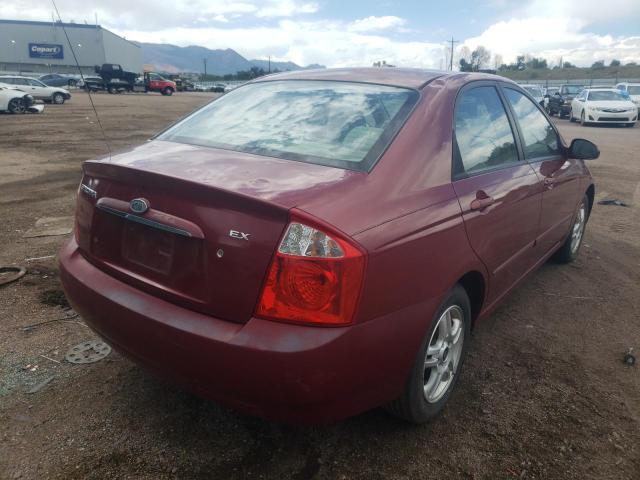 Photo 4 from auction – 2005 KIA SPECTRA LX with VIN KNAFE121655196296