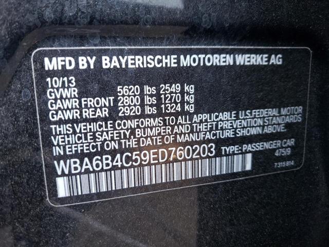 Photo 10 from auction – 2014 BMW 650 XI GRA with VIN WBA6B4C59ED760203
