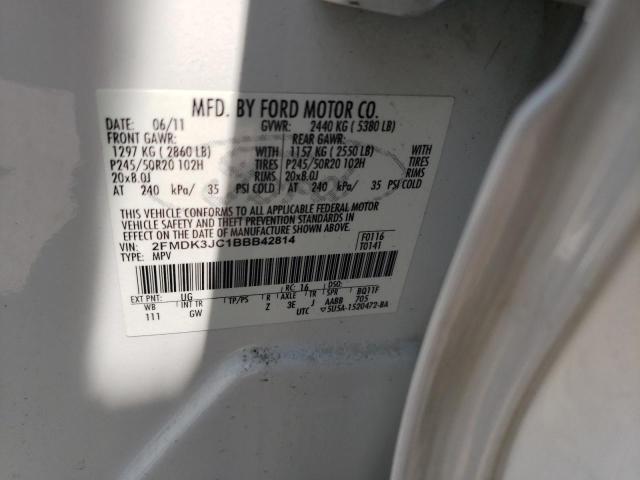 Photo 10 from auction – 2011 FORD 1110 with VIN 2FMDK3JC1BBB42814