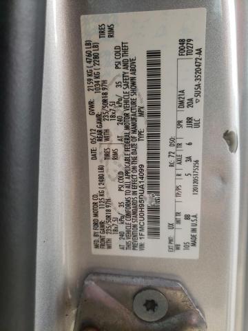 Photo 10 from auction – 2013 FORD ESCAPE SEL with VIN 1FMCU0H95DUA14099