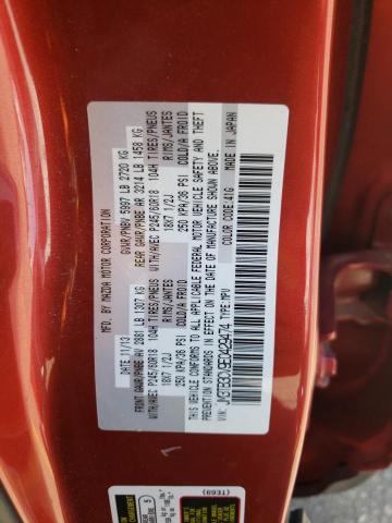 Photo 10 from auction – 2014 MAZDA CX-9 TOURI with VIN JM3TB3CV9E0429474