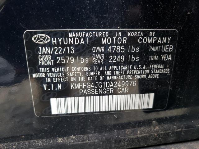 Photo 10 from auction – 2013 HYUNDAI AZERA with VIN KMHFG4JG1DA249976