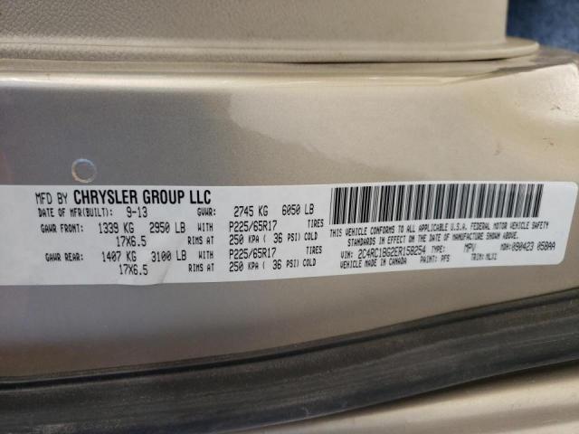 Photo 10 from auction – 2014 CHRYSLER TOWN & COU with VIN 2C4RC1BG2ER158254