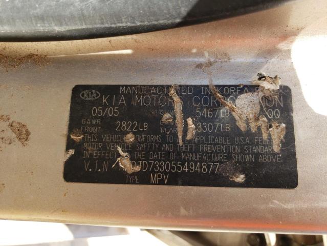 Photo 10 from auction – 2005 KIA SORENTO EX with VIN KNDJD733055494877