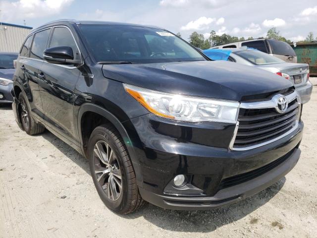 TOYOTA HIGHLANDER 2016 with VIN 5TDKKRFH8GS138784 - Photo from auction